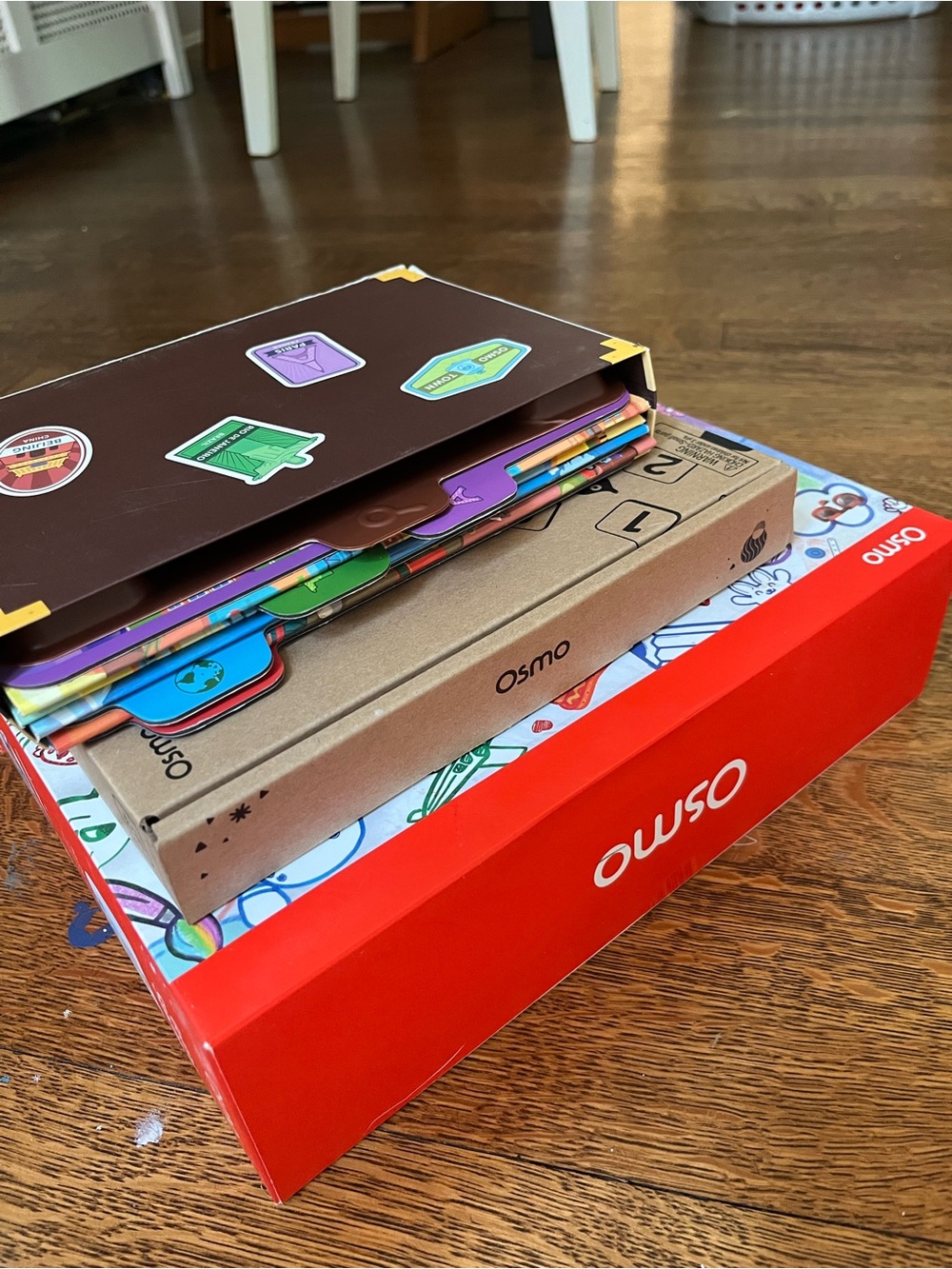 3 sets! Osmo Creative Starter kit, Genius Number Tiles, and Osmo Town Detective